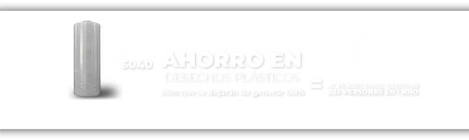 ahorro en desechos plasticos