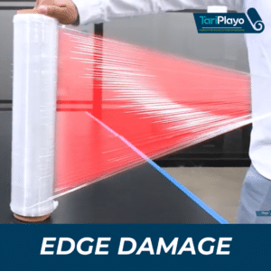 edge damage ruptura stretch film