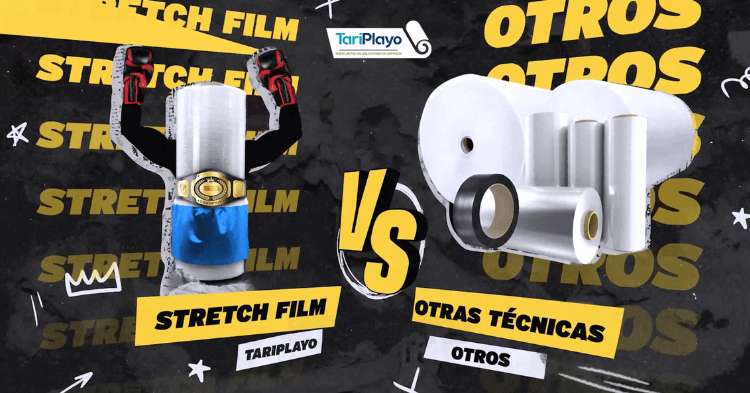 stretch film vs otras materiales