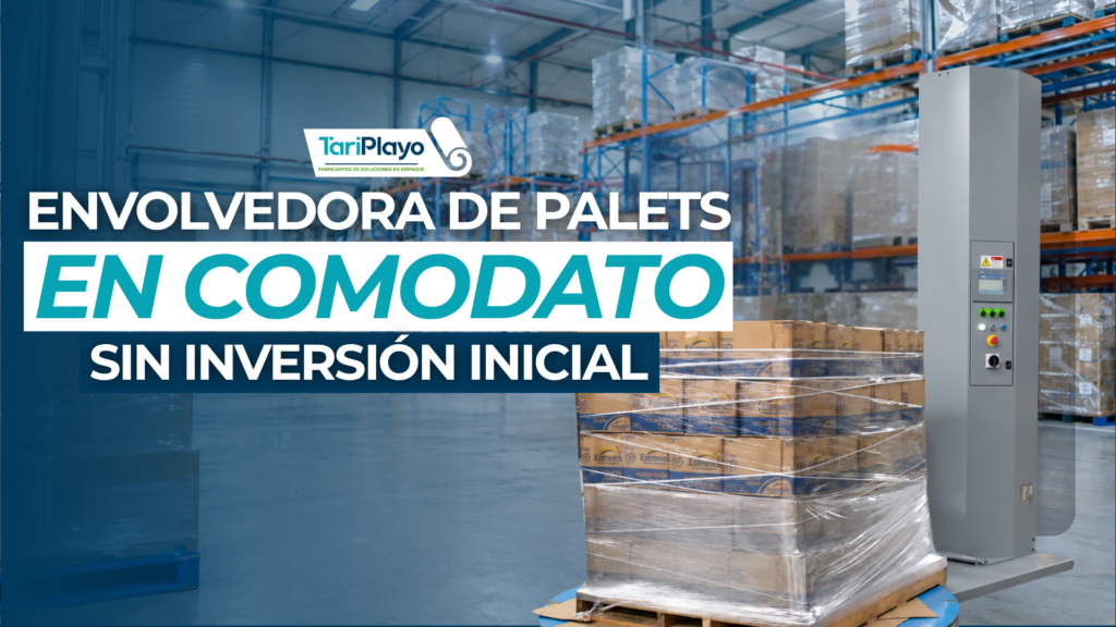 Envolvedora de palets en comodato para automatizar el emplayado