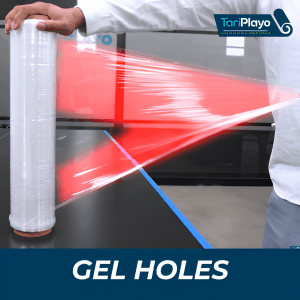 Perforaciones por geles en stretch film