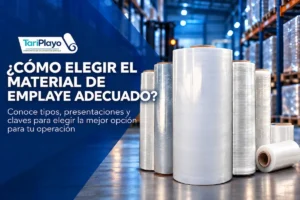 Rollos de material de emplaye manual y para máquina